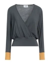 Niū Woman Top Grey Size Xl Modal, Elastane
