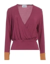 Niū Woman Top Mauve Size M Modal, Elastane In Purple