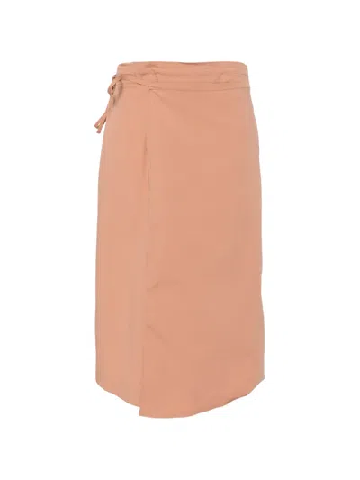 Niū Wrap Midi Skirt In Pink