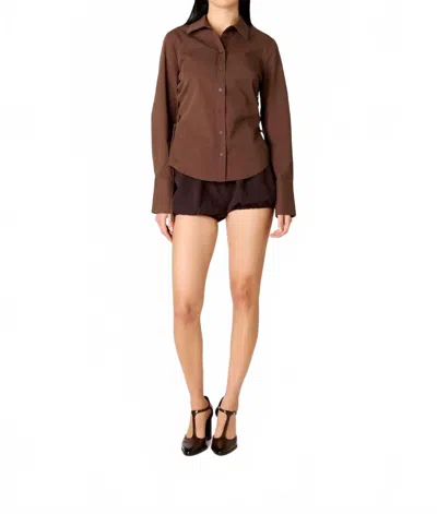 Nia Alara Shirt In Brown