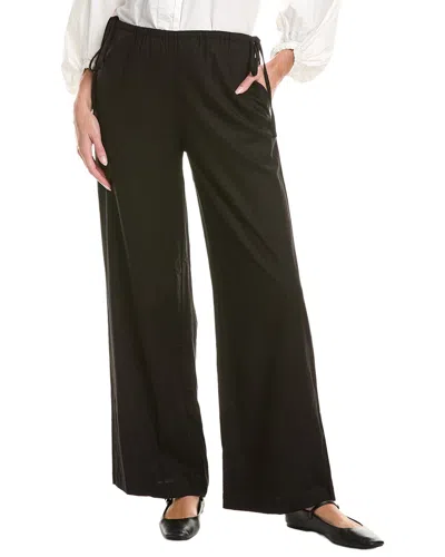 Nia Alejo Linen-blend Pant In Black
