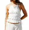 Nia Alix Top In Ivory In White