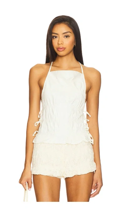 Nia Alix Top In White