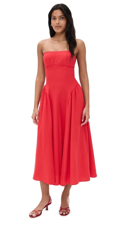 Nia Anne Dress Cherry