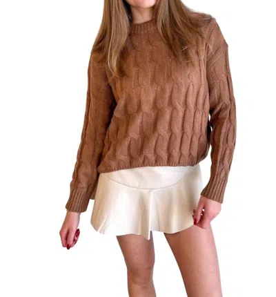 Nia Ariana Sweater In Brown