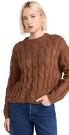 Nia Ariana Sweater In Brown In Sable