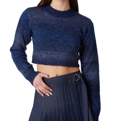 Nia Aspen Sweater In Denim In Blue