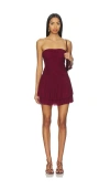 Nia Astrid Dress In Red