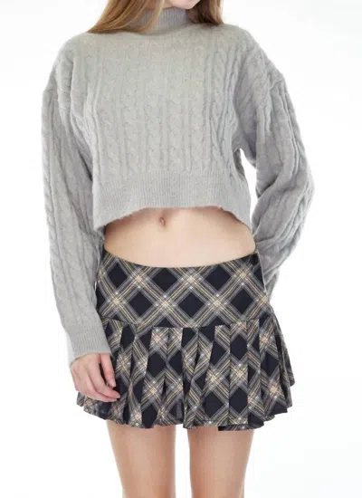 Nia Banff Sweater In Grey In Gray