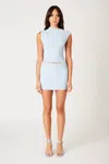 Nia Bart Knit Mini Skort In Air In Multi