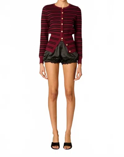 Nia Baxter Cardigan In Red