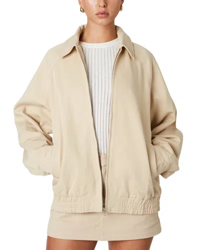 Nia Beau Bomber Jacket In Brown