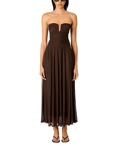 Nia Beverly Dress In Brown