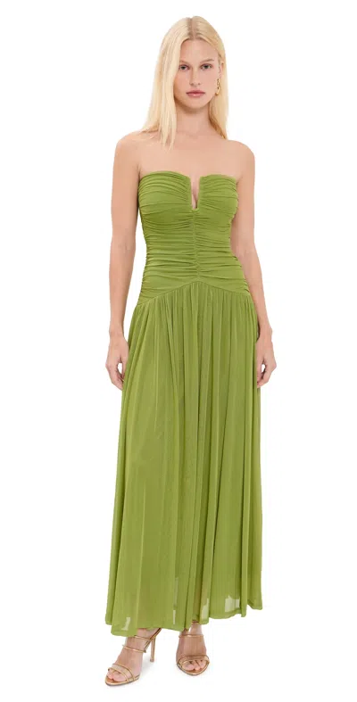 Nia Beverly Dress Peridot In Green