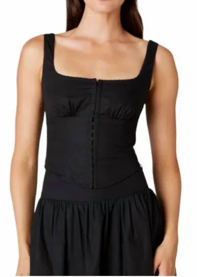 Nia Black Birkin Corset Top