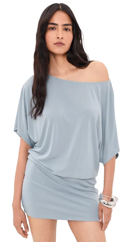 Nia Bruna Dress Slate In Blue