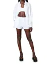 Nia Button Down Shirt In White In White