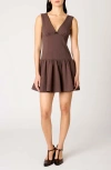 Nia Cabaello Minidress In Brown