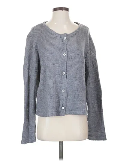 Pre-owned Nia Cardigan Sweater In Gray