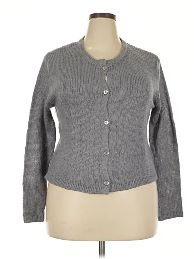 Pre-owned Nia Cardigan Sweater In Gray