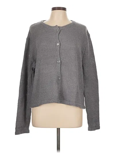 Pre-owned Nia Cardigan Sweater In Gray