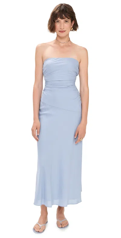 Nia Caricia Dress Slate Blue