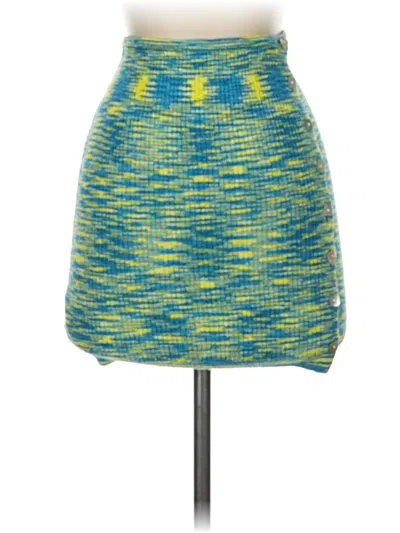 Pre-owned Nia Casual Skirt In Blue