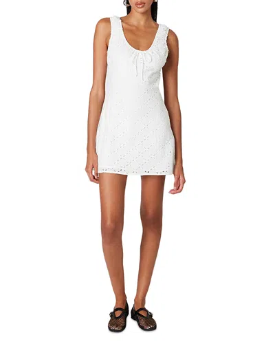 Nia Cedar Eyelet Dress In White