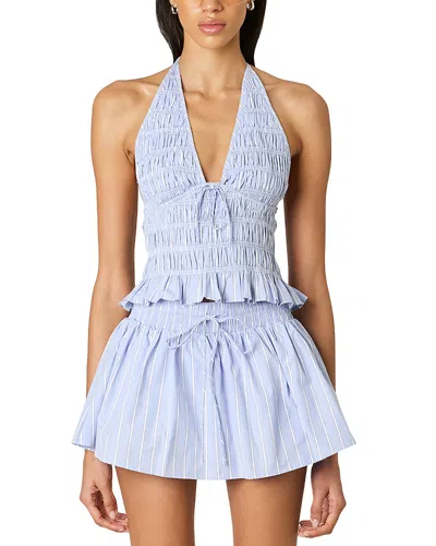Nia Chandler Top In Blue