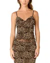 Nia Charlie Camisole Top In Animal Print