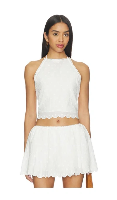 Nia Clavel Top In White