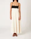 Shop Nia Clove Dress In Black/white