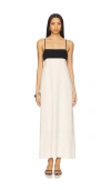 Nia Clove Maxi Dress In Ivory