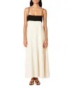 Nia Clove Maxi Dress In Ecru