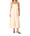 Nia Clove Maxi Dress In Ecru In Multi