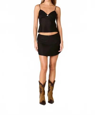 Nia Comfort Mini Skort In Black