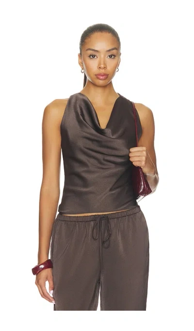 Nia Cosimo Top In Brown