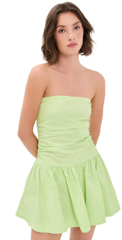 Nia Currant Mini Dress Lime