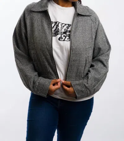 Nia Daniel Bomber Jacket In Black