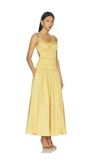 Nia Dante Dress In Yellow