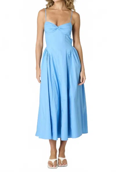 Nia Destene Dress In Capri Blue