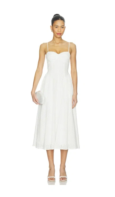 Nia Destene Dress In White