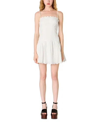 Nia Elvira Dress In White