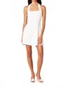 Nia Emil Halter Mini Dress In White In White