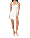 Nia Emil Halter Mini Dress In White In White