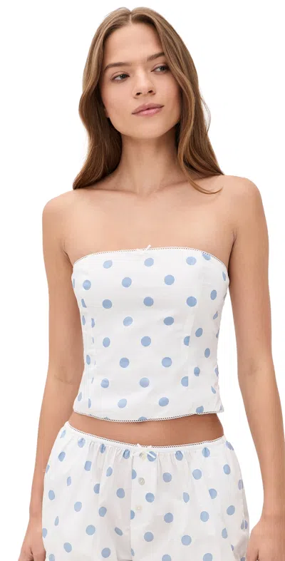 Nia Esperanza Top Sky In White