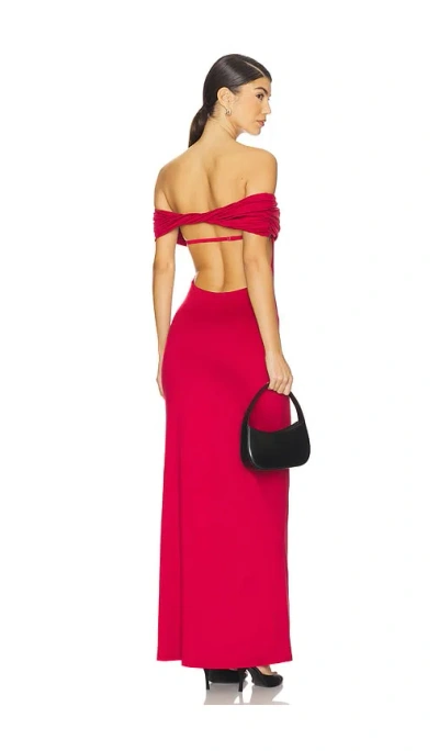 Nia Evangeline Dress In Red