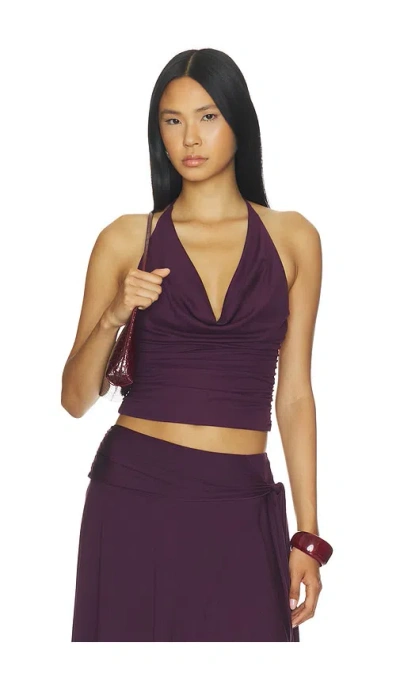 Nia Fabrizio Top In Purple