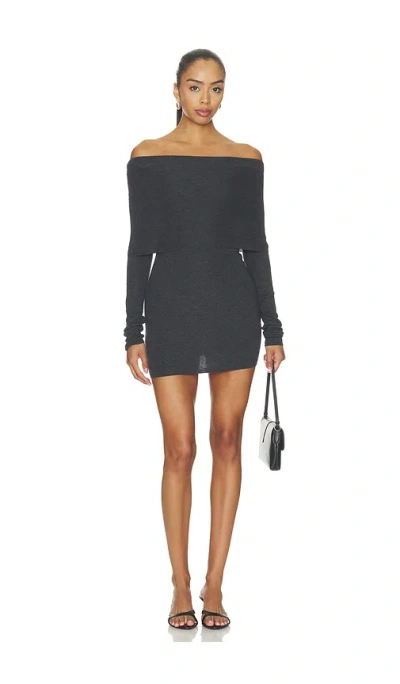 Nia Fairleigh Sweater Dress In Black