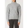 Nia Fiji Turtleneck Sweater In Gray